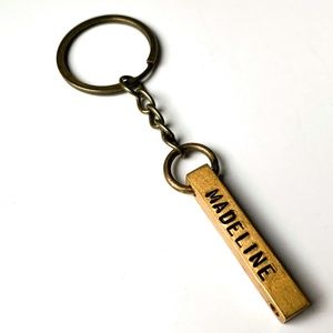 4 for $20 ⚫️ Madeline Block Keychain